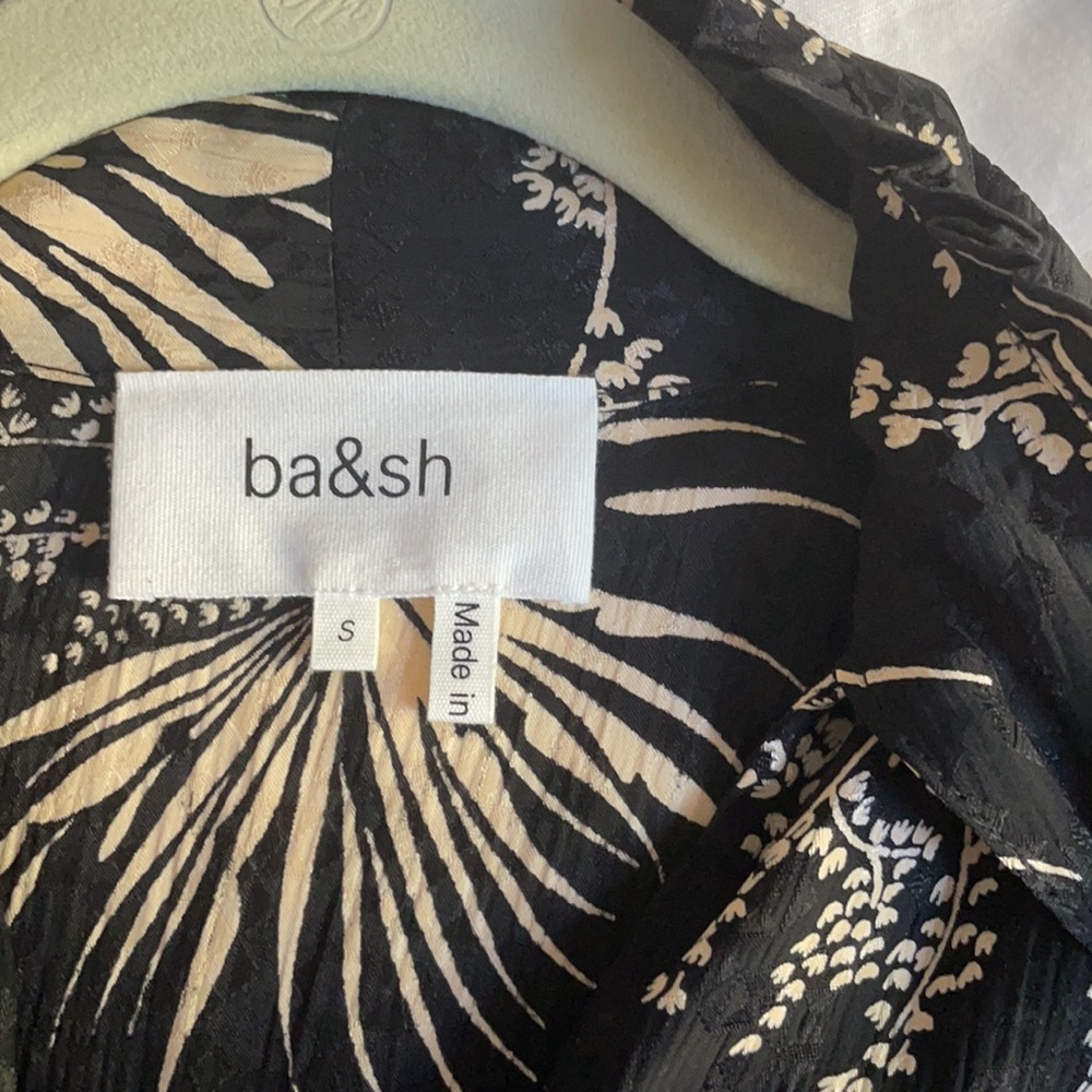Bash Size Small Black And Tan Flowered Dress. - image 3
